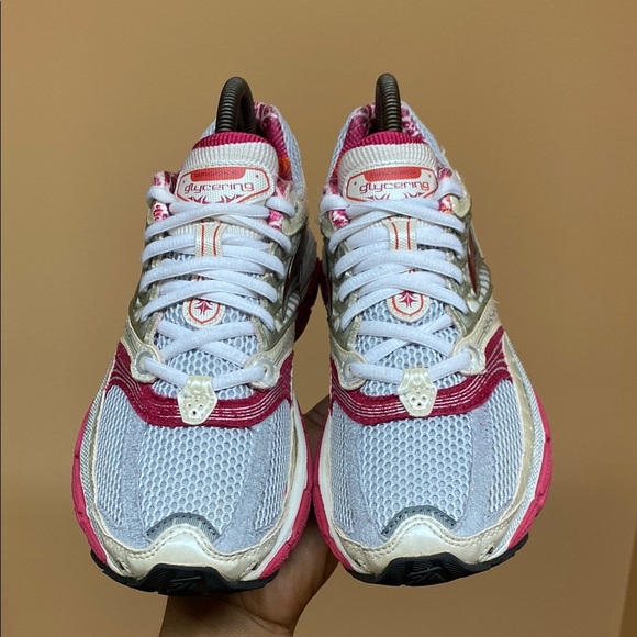 Brooks Glycerin 9 DNA Y2K Running Sneakers “Pink Cream White” - Picture 13 of 17